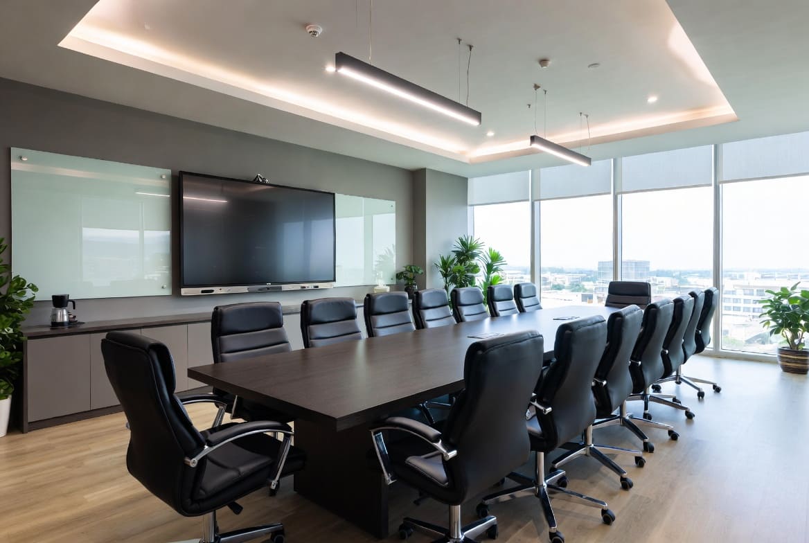 Interior ruang rapat modern minimalis kantor