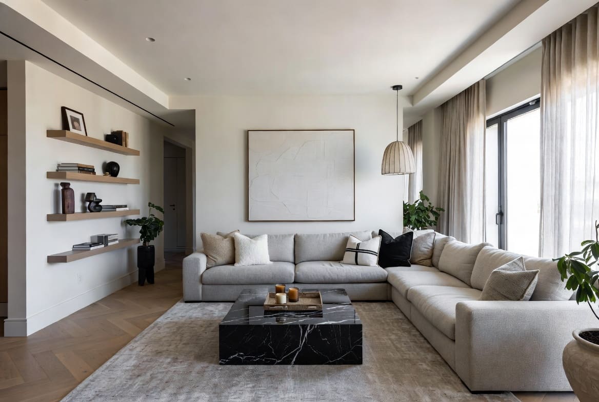 Desain Interior Ruang Tamu Modern Minimalis Premium - Radja Inovasi Indonesia
